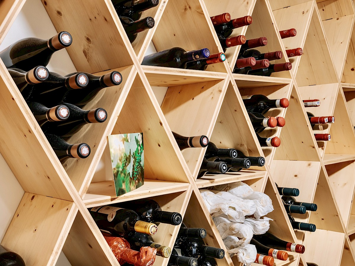Massivholz Weinregal